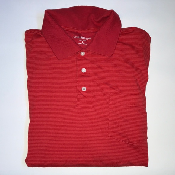 Croft & Barrow collard shirt Size L - Picture 1 of 1